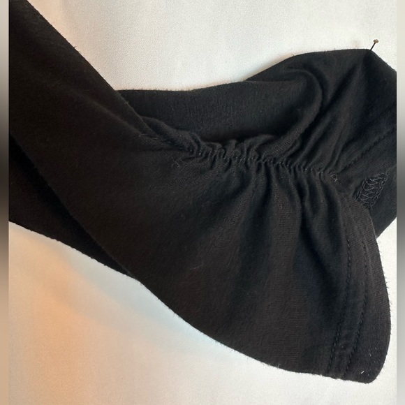 Black Tee with Pink Lips and 3/4 Sleeves - Picture 5 of 7